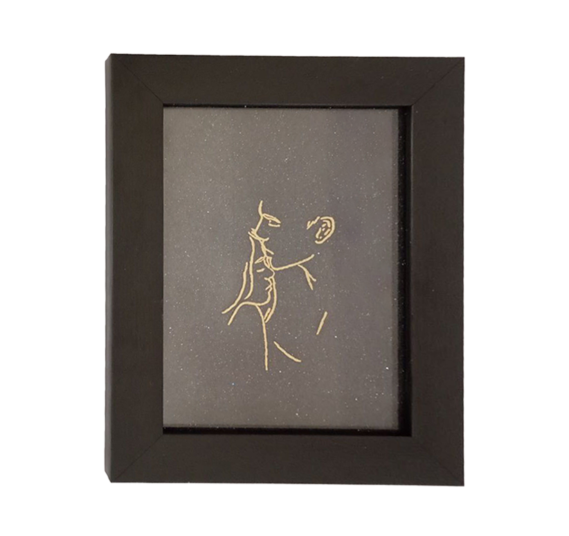 خرید تابلو دکوراتیو مینیمال دست‌ساز کد 11 | طراحی هنری خاص روی شیشه